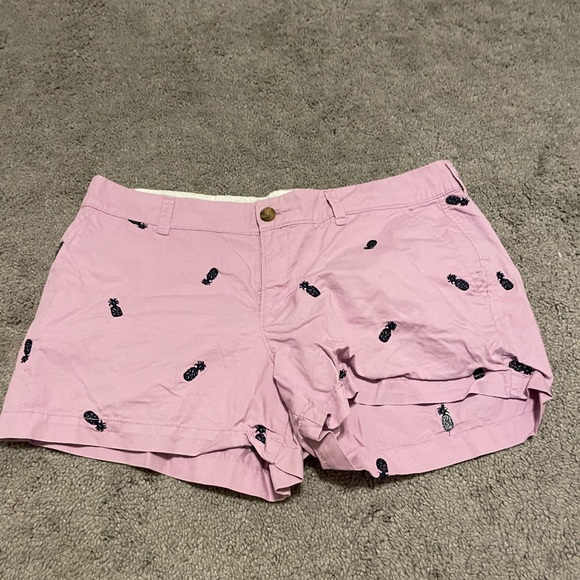 COPY - Purple Pineapple Embroidered Women's Shorts - Picture 1 of 4
